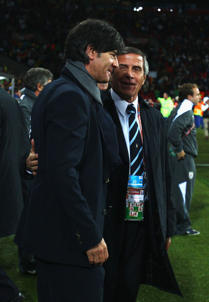 Joachim Loew and Oscar Tabarez